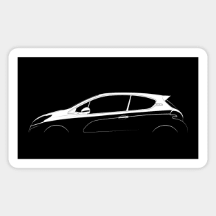 Peugeot 208 GTi Silhouette Sticker